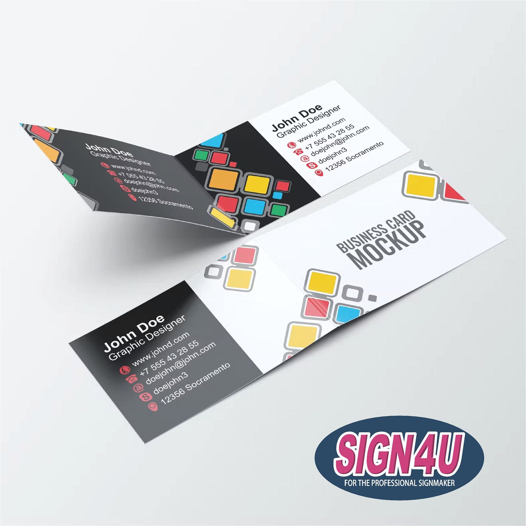 Gevouwen Visitekaartjes