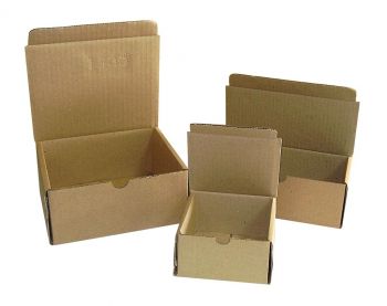 Postdozen bruin 50 stuks (Div. formaten)