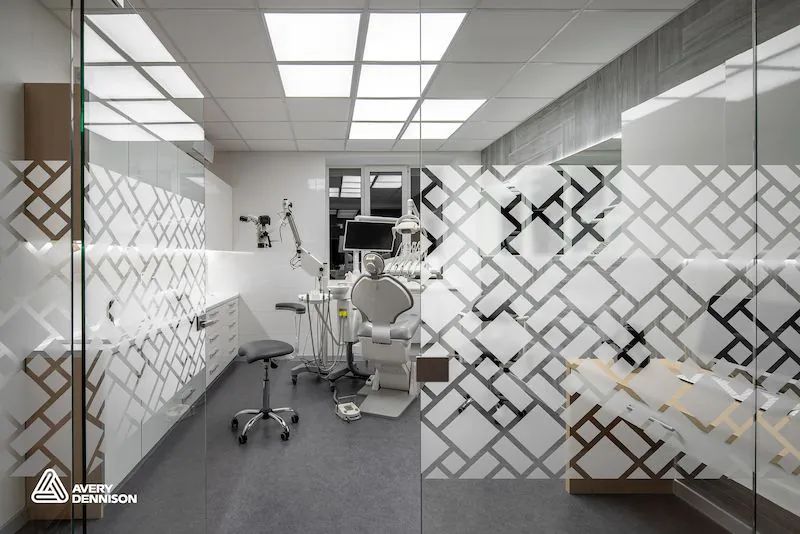 Avery Etched Glass Film