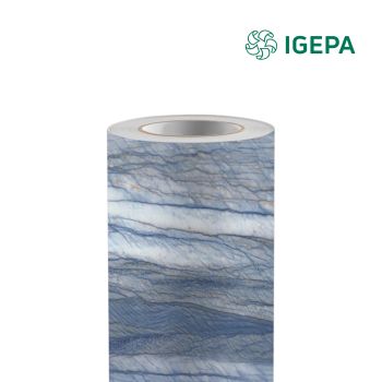 New Deco Wallfilm Marble Blauw DMB1070 1220 mm x 50 M