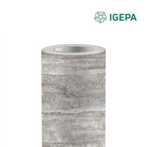 Igepa Newdeco Wallfilm Marble grijs DMB1180 1220 mm x 50 M