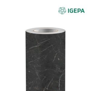 New Deco Wallfilm Marble zwart DMB1300 1220 mm x 50 M