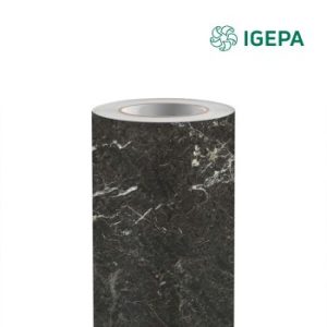 Igepa Newdeco Wallfilm Marble antraciet DMB1600 1220 mm x 50 M