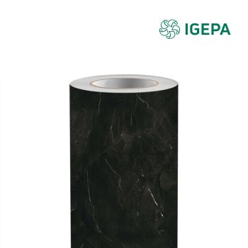 New Deco Wallfilm Marble zwart DMB1790 1220 mm x 50 M