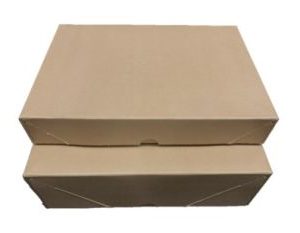Paraatdozen bodem en deksel 305 x 215 x 100 mm bruin A4