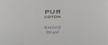 Pur Coton smoke 710g/m² 700 x 1000 mm LL
