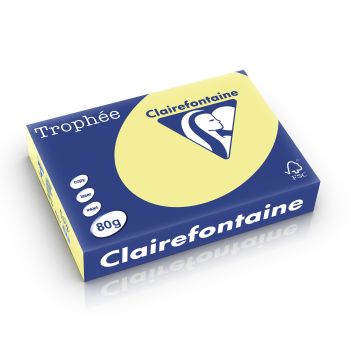 Clairefontaine Trophee pastel citroengeel 80 g/m² 210 x 297 mm LL 1778
